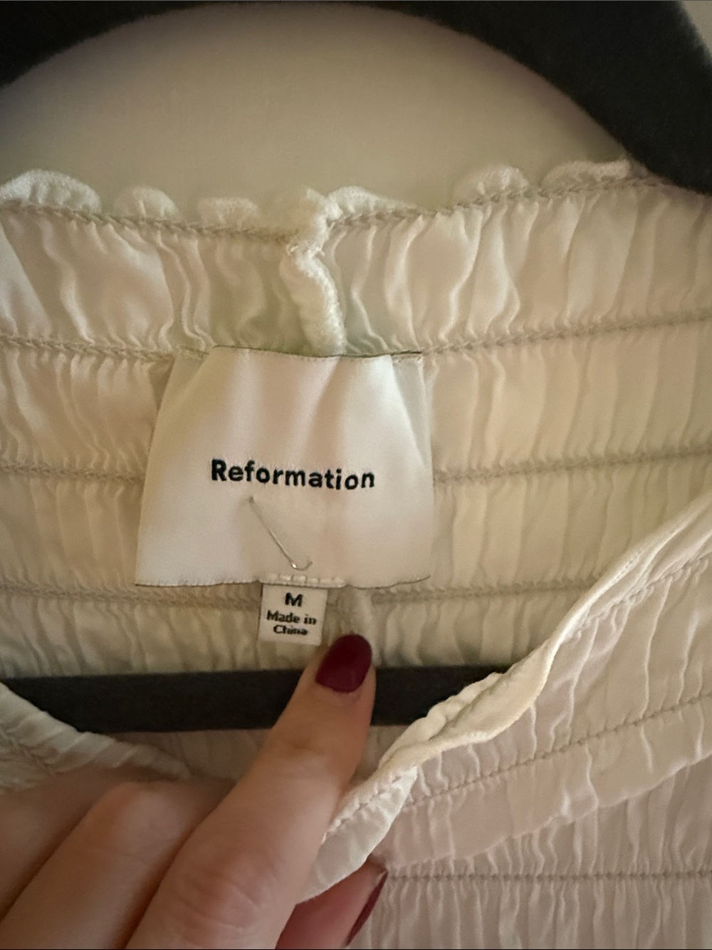 Reformation Aggie Top (Ivory) - Picture 6 of 6